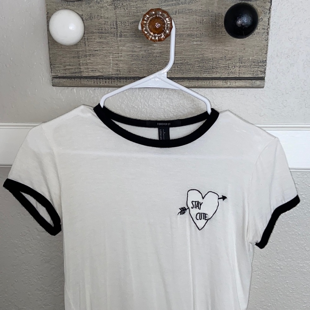 Forever 21 Stay cute Crop top